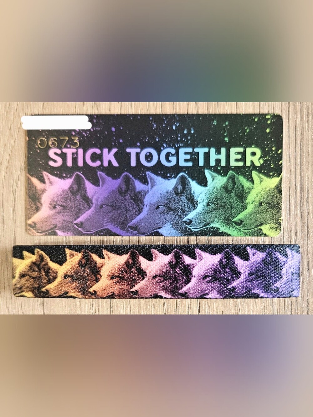 ZOX "STICK TOGETHER" #673 HOWL NEW MEDIUM INTERACTIVE COLLECTIBLE WRISTBAND